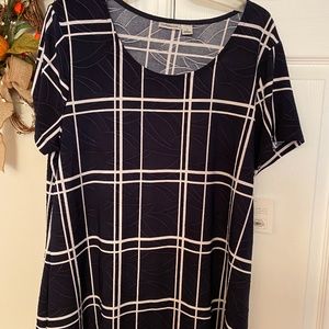 Croft & Barrow Navy Top  L
